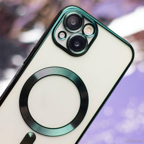 Nakładka Color Chrome Mag do iPhone 16e zielona