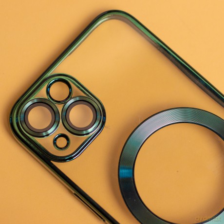 Nakładka Color Chrome Mag do iPhone 16e zielona