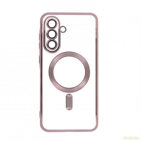Nakładka Color Chrome Mag do Samsung Galaxy A36 5G różowo-złota