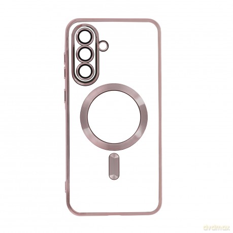 Nakładka Color Chrome Mag do Samsung Galaxy A56 5G różowo-złota
