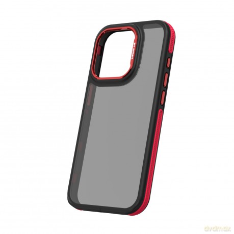 Nakładka Crystal Black do iPhone 16e czerwona