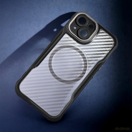 Nakładka Defender Carbon Mag do iPhone 12 6,1" czarna