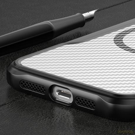 Nakładka Defender Carbon Mag do iPhone 12 6,1" czarna