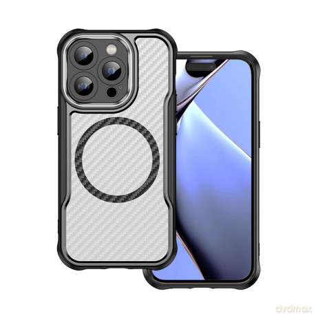Nakładka Defender Carbon Mag do iPhone 14 Pro 6,1" czarna