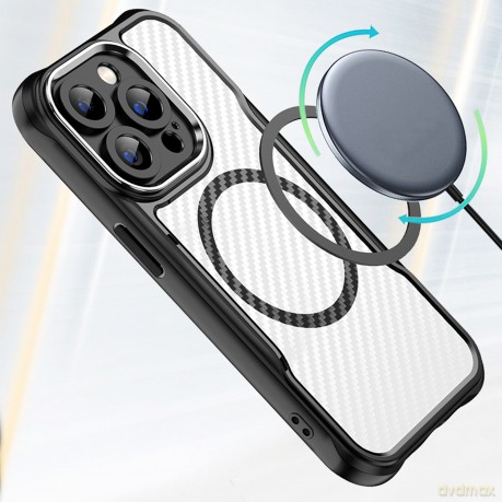Nakładka Defender Carbon Mag do iPhone 14 Pro 6,1" czarna