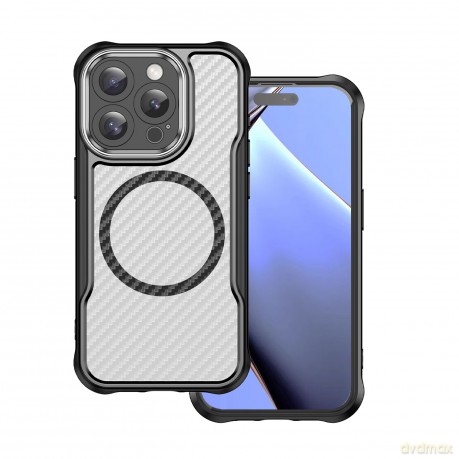 Nakładka Defender Carbon Mag do iPhone 15 Pro Max 6,7" czarna