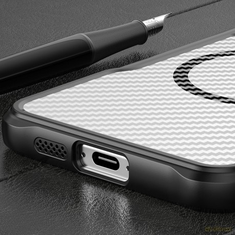 Nakładka Defender Carbon Mag do Samsung Galaxy S24 FE czarna
