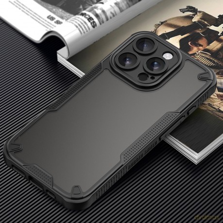 Nakładka Defender Matt do iPhone 15 Pro 6,1" czarna