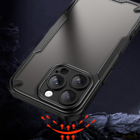 Nakładka Defender Matt do iPhone 16 Pro 6,3" czarna