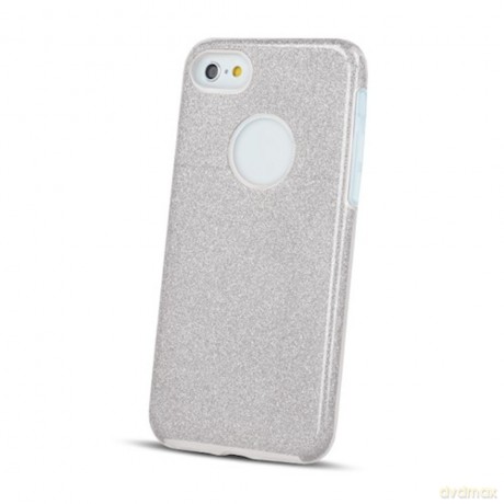 Nakładka Glitter 3w1 do iPhone 16e srebrna