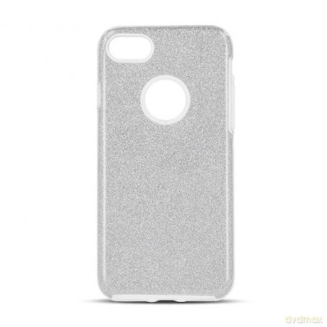 Nakładka Glitter 3w1 do iPhone 16e srebrna