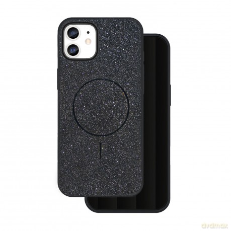 Nakładka Glitter Thin Mag do iPhone 11 czarna