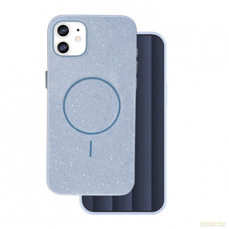 Nakładka Glitter Thin Mag do iPhone 11 niebieska