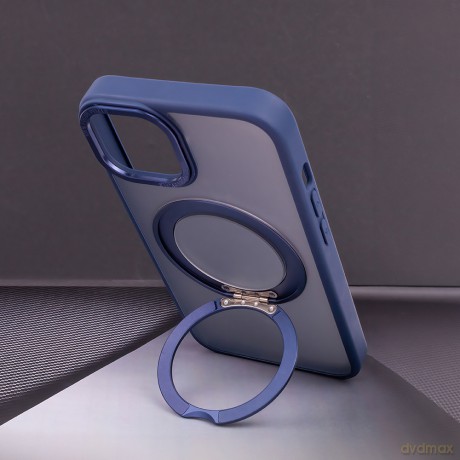 Nakładka Mag Ring Rotating do iPhone 16 Plus 6,7" granatowa