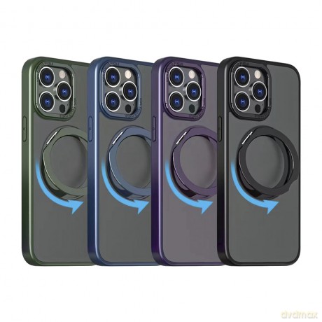 Nakładka Mag Ring Rotating do iPhone 16 Plus 6,7" zielona