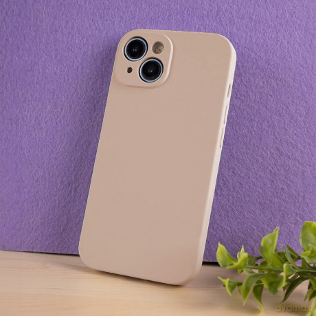 Nakładka Silicon do iPhone 16 6,1" nude