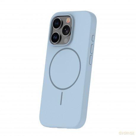Nakładka Silicone Thin Mag do iPhone 12 / 12 Pro 6,1" jasnoniebieska