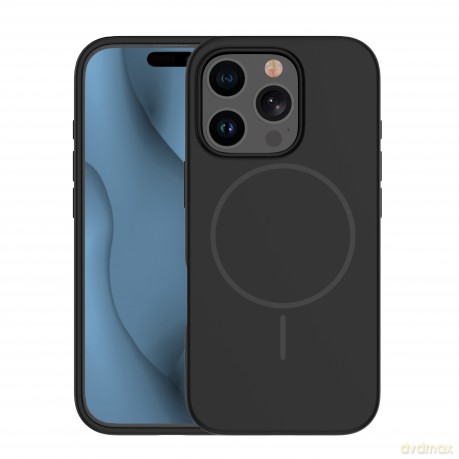 Nakładka Silicone Thin Mag do iPhone 16e czarna