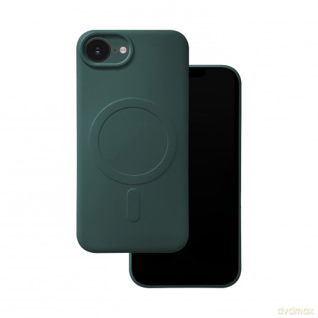 Nakładka Simple Color Mag do iPhone 16e ciemnozielona