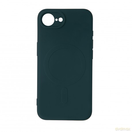 Nakładka Simple Color Mag do iPhone 16e ciemnozielona