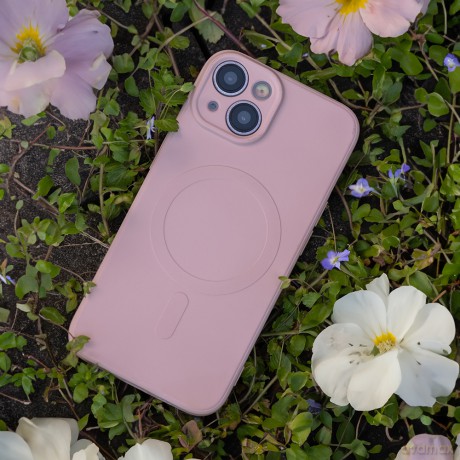 Nakładka Simple Color Mag do iPhone 16e różowa