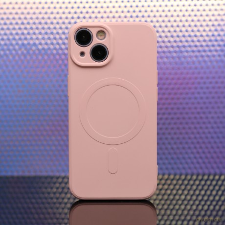 Nakładka Simple Color Mag do iPhone 16e różowa
