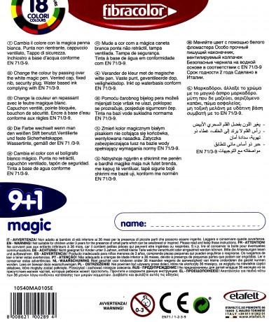 Mazaki Magic 9+1 kolorów [SZKOŁA]