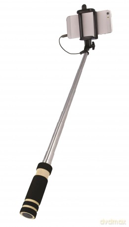 Setty selfie stick audio jack SAJ-01 czarny