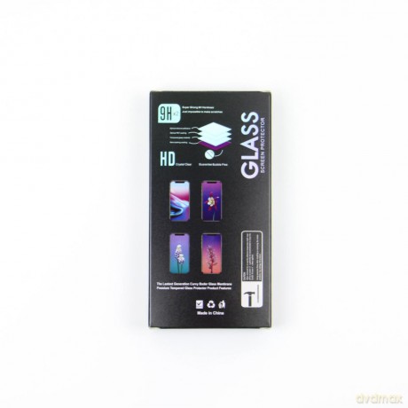 Szkło hartowane 6D do iPhone XR / 11 czarna ramka 10w1