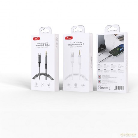XO kabel audio NB-R279B USB-C - jack 3,5mm 1,0m czarny
