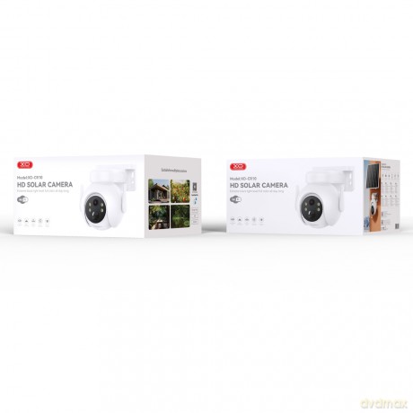 XO kamera CR10 Wifi IP zasilanie solarne biała 7800mAh 2K