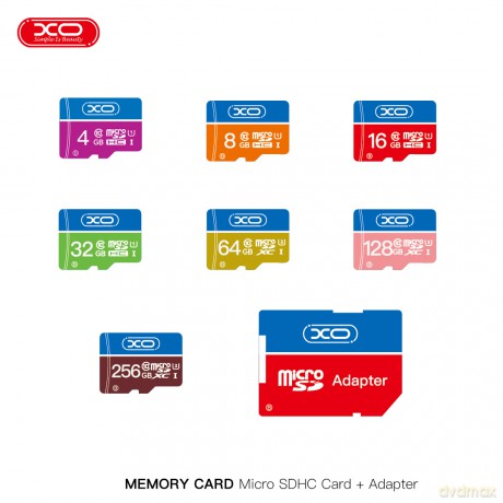 XO karta pamięci 128GB microSDHC kl. 10 + adapter