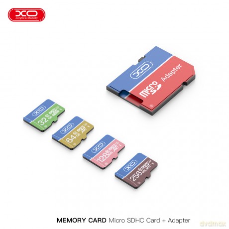 XO karta pamięci 128GB microSDHC kl. 10 + adapter