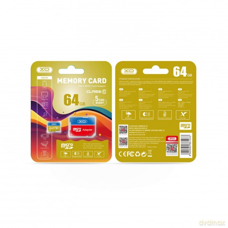 XO karta pamięci 64GB microSDHC kl. 10 + adapter
