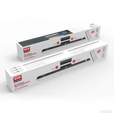 XO lampa magnetyczna LED YH08B 1200mAh czarna + pilot