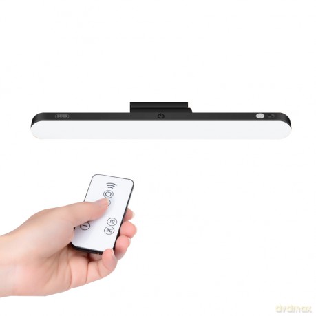 XO lampa magnetyczna LED YH08B 1200mAh czarna + pilot