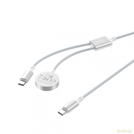 XO ładowarka bezprzewodowa indukcyjna CX030 biała do Apple Watch z kablem USB-C -USB-C