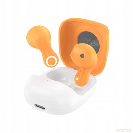 XO słuchawki Bluetooth G28 TWS pomarańczowe