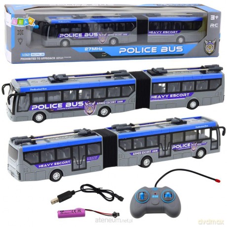 Autobus policyjny przegubowy RC 1:32