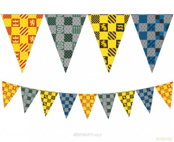 Banner Harry Potter Hogwarts Houses flagi