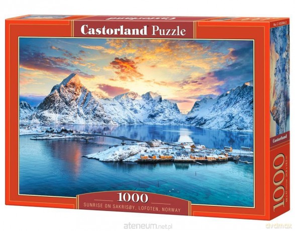 CASTORLAND 1000 el. Sunrise on Sakrisoy, Lofoten [PUZZLE]