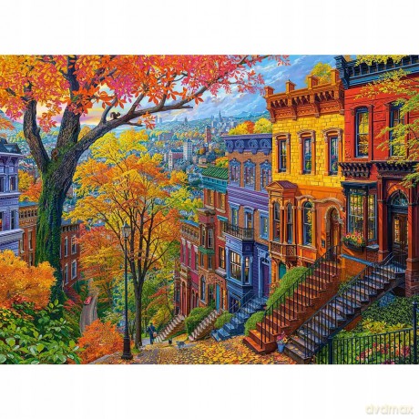 CASTORLAND 3000 el. Autumn City Hill [PUZZLE]