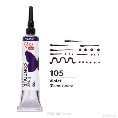 Farba aktylowa konturowa universal violet 20ml
