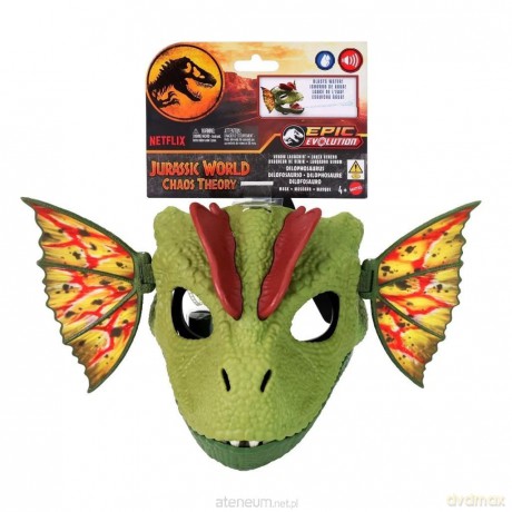 Jurassic World Maska dinozaura Dilophosaurus [FIGURKA]
