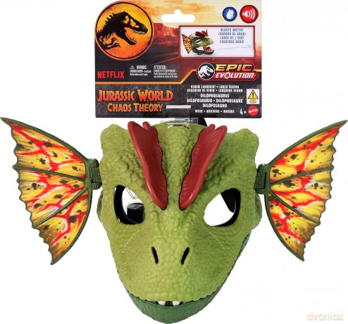 Jurassic World Maska dinozaura Dilophosaurus [FIGURKA]