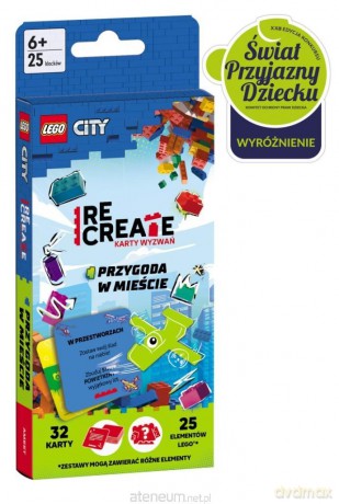 LEGO Recreate. Karty Wyzwań. Przygoda w mieście [KARTY]