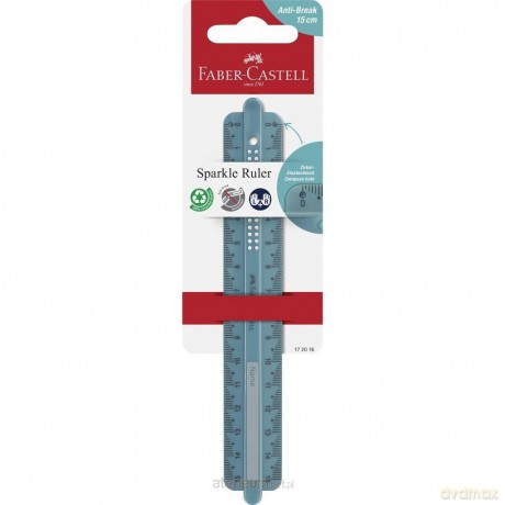 Linijka Sparkle Ocean 15 cm