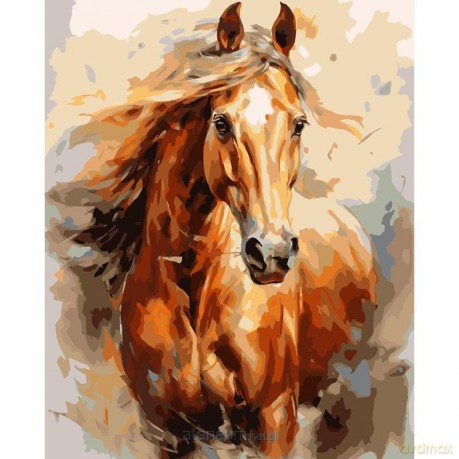 Malowanie po numerach 40x50 cm Koń