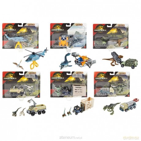 Matchbox Jurassic World Dino Transporters 2025 mix