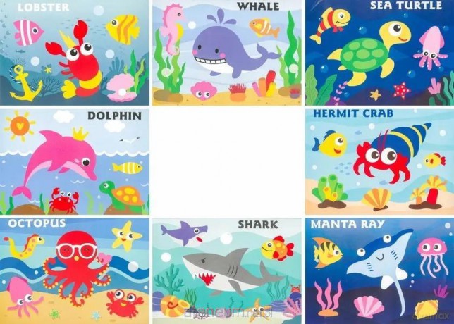 Mozaika piankowa księżniczki 8szt [PUZZLE]